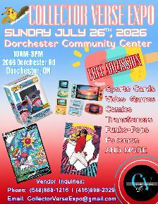 Collector Verse Expo Dorchester July 26 2026