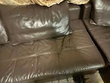 $150 - Leather Sectional Sofa - Photo 2