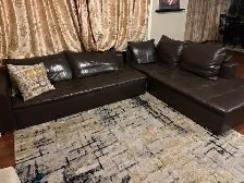 $150 - Leather Sectional Sofa - Photo 3