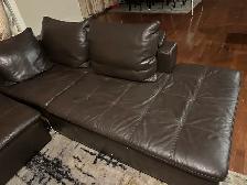 $150 - Leather Sectional Sofa - Photo 4