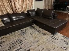 $150 - Leather Sectional Sofa - Photo 5