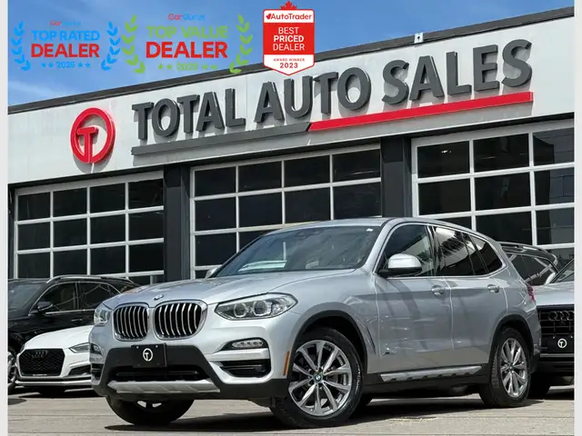 2018 BMW X3 PREMIUM PKG | SERVICED AT BMW | PANO | APPLE CARPLAY