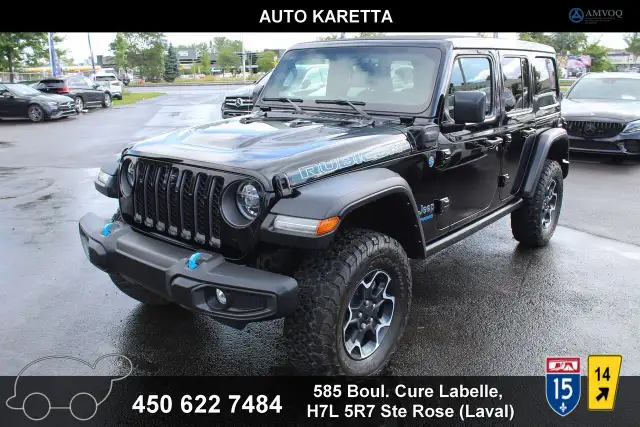 2022 Jeep Wrangler 4xe Rubicon 4XE Plug-in hybrid sky one-touch