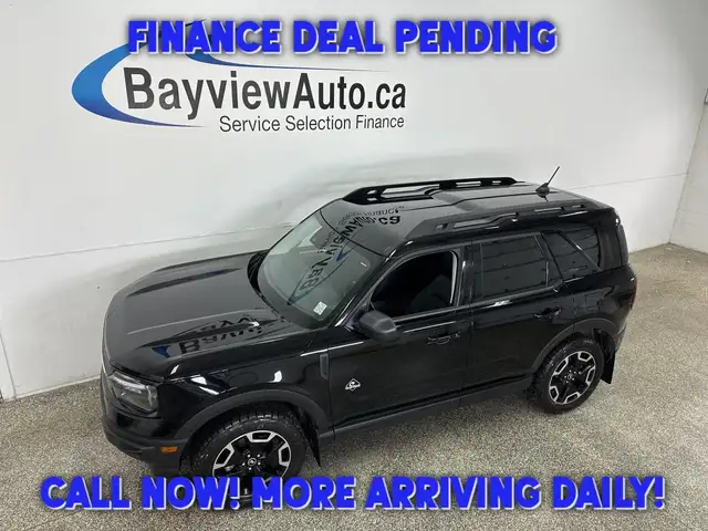 2024 Ford Bronco Sport Outer Banks 4x4 - LEATHER/14KM/BLACK!