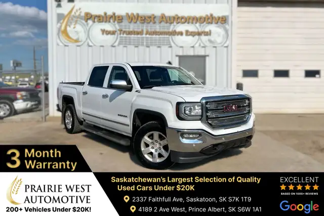 2018 GMC Sierra 1500 SLT Crew Cab SLT 5.3L V8 | Command Start |