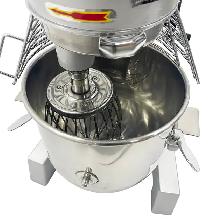 3 Speed Stand Food Mixer 10L Dough Hook Whisk Beater 029168 - Photo 6