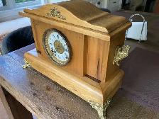 Sessions Mantle Clock with Battery Power Source - Photo 3
