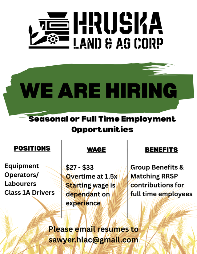 Equipment Operators and Truck Drivers Wanted