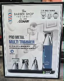 CONAIR THE BARBER SHOP PRO SERIES 21-IN-1 MULTI-TRIMMER – NEW 45