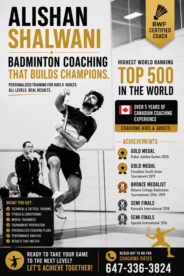 Badminton Coach - BWF certified