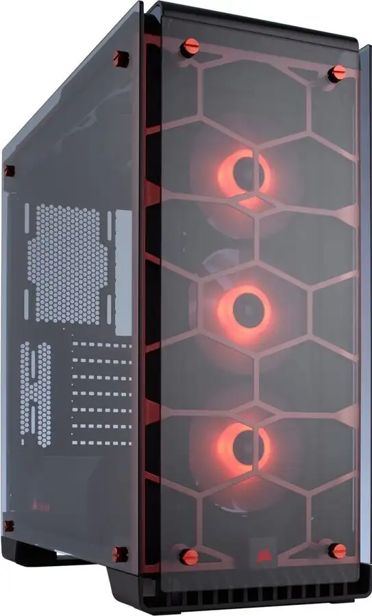 CORSAIR CRYSTAL 570X RGB ATX GAMING CASE – 3 SP120 RGB FANS $110