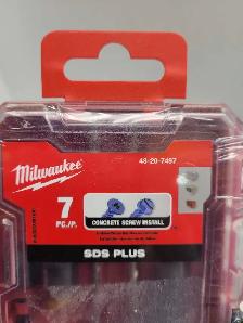 Milwaukee 48-20-7497 SDS Plus Concrete Screw Kit NEW - Photo 3