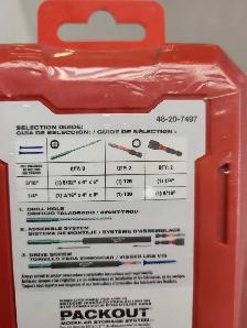 Milwaukee 48-20-7497 SDS Plus Concrete Screw Kit NEW - Photo 4