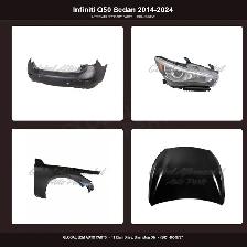 Infiniti Q50 Sedan 2014-2024 Grille Bumper Mirror Hood Parts