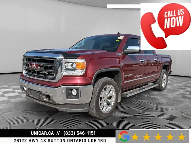 2014 GMC Sierra 1500 SLT Z71 / 5.3L V8 / 4WD / Crew Cab / 6.5’ B