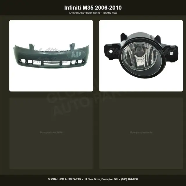 Infiniti M35 2006-2010 Fender Bumper Aftermarket Brand New