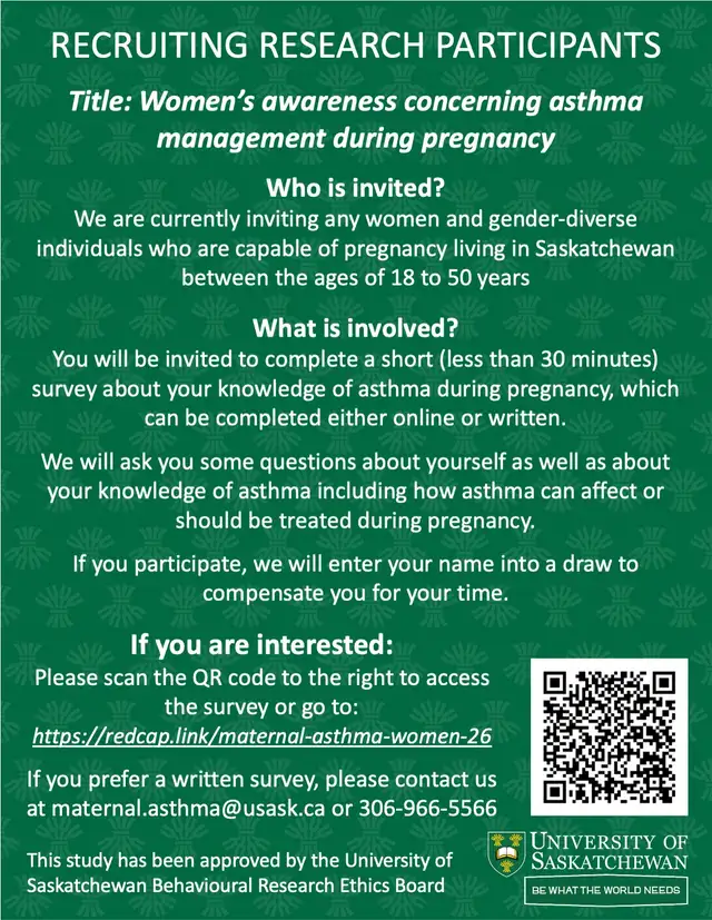 Women Needed for Online Asthma Research