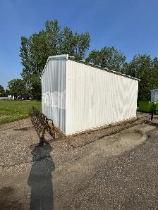Metal Storage Shed With Garage Door - Photo 2
