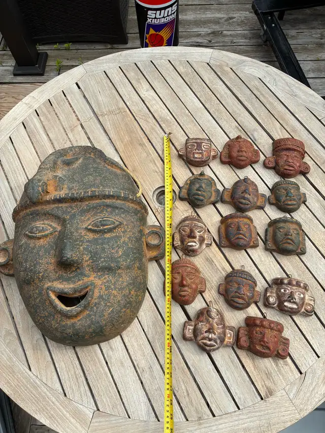Terra-cotta Masks collection $70 for all
