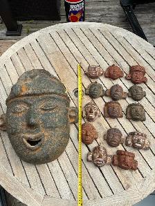 Terra-cotta Masks collection $70 for all