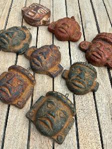 Terra-cotta Masks collection $70 for all - Photo 3