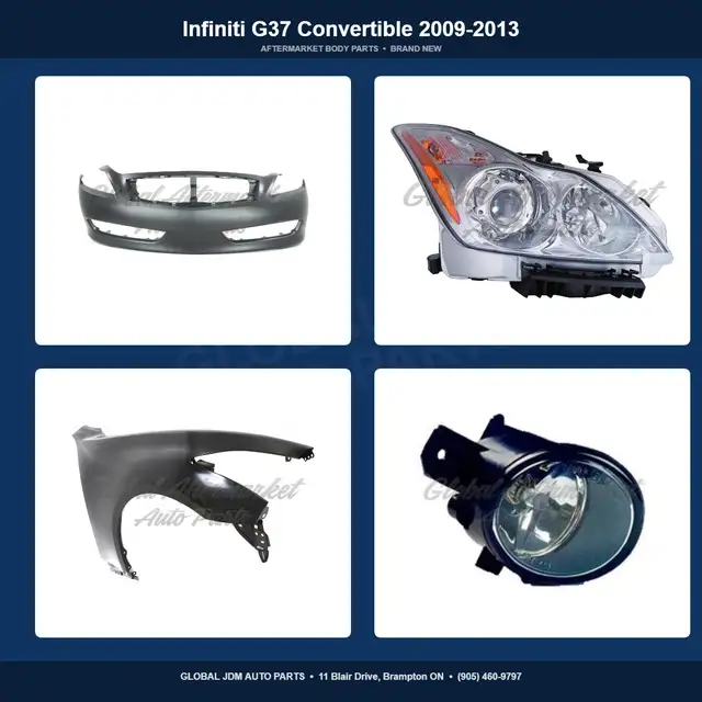 Infiniti G37 Convertible 2009-2013 Fender Bumper Hood Parts