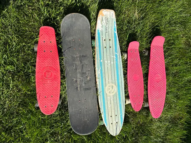 Collection of 5 Skateboards $50 for all of them