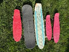 Collection of 5 Skateboards $50 for all of them
