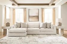 New Ashbourne Snowstone 3 Piece Modular Sectional