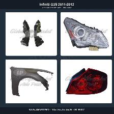 Infiniti G25 2011-2012 Grille Fender Mirror Bumper Brand New