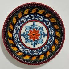 Vibrant Bohemian Ceramic Dipping Bowls - Photo 4
