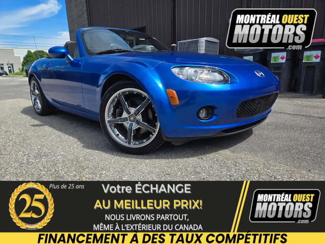 2006 Mazda MX-5 MIATA CONVERTIBLE / ONLY 90 000KM ! ROUES KONIG
