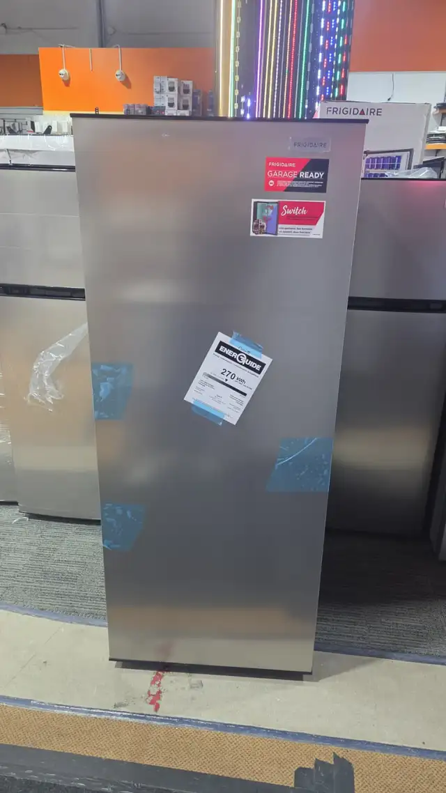 FRIGIDAIRE 2 IN 1 CONVERTIBLE UPRIGHT FREEZER/ FRIDGE 10 CUFT SS
