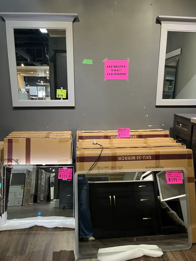 Clearance Countdown: LED Mirrors Going Fast! in Floors & Walls