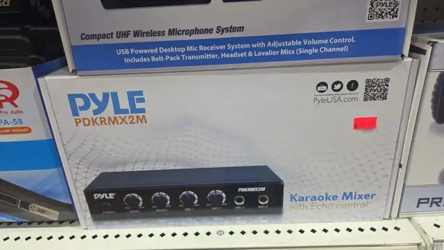 PYLE PDKRMX2M Karaoke Mixer