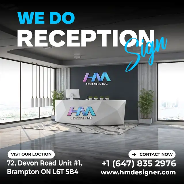 Reception Signs – Professional Custom Designs