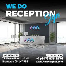 Reception Signs – Professional Custom Designs