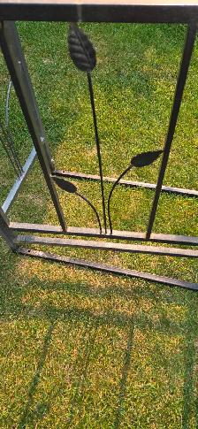METAL GARDEN ARBOR W/GATE - Photo 3