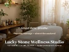 Almost there. Breathe.A relaxation massage to help you coast i