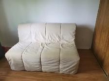 Sofa-bed with mattress and cover