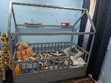 boy grey  twin bed for sale - Photo 3