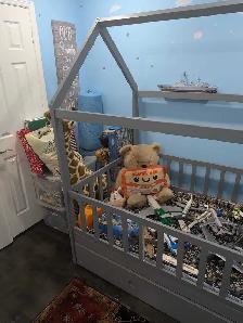 boy grey  twin bed for sale - Photo 5