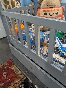 boy grey  twin bed for sale - Photo 6