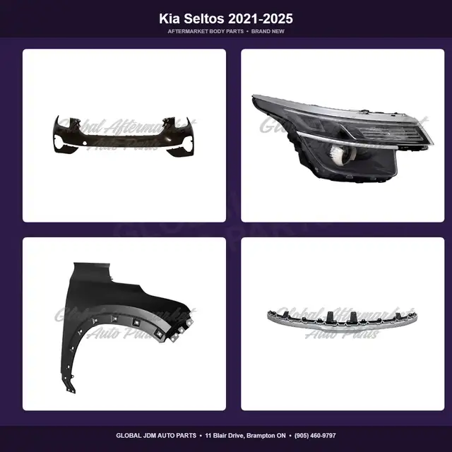 Kia Seltos 2021-2025 Grille Mirror Bumper Absorber Hood