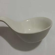 White Ceramic Dipping Bowls with Handles - Set of 6 - Photo 6