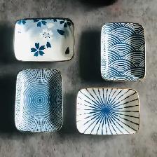Japanese Ceramic Sushi Dipping Sauce Dishes – Set of 4 - Photo 2