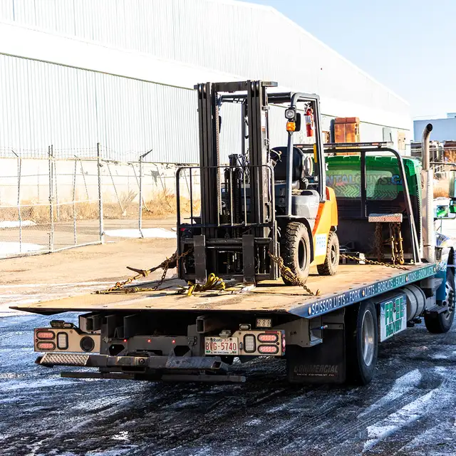 Toyota 8FGU25 4500 LB Forklift for Rent Red Deer - Free Deliver