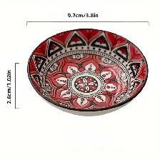 Vibrant Bohemian & Moroccan Patterns Ceramic Dipping Bowls - Photo 9