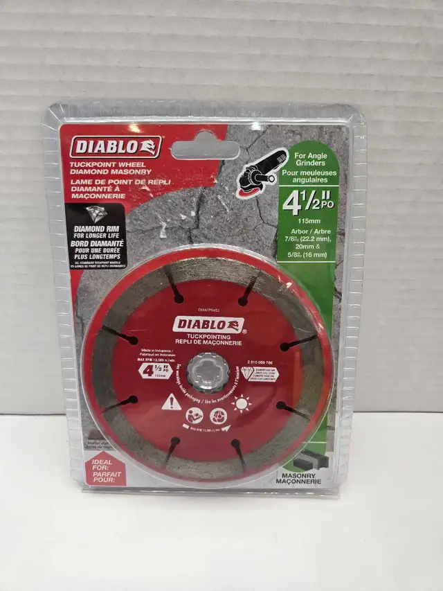 Diablo DMATP0450 4 1/2'  Diamond Rim Grinder Blade NEW