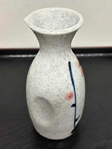Japanese Sake Set - Porcelain Plum Blossom (5pcs) - Photo 4